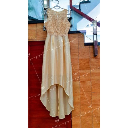 POXI FASHION ⤑ Váy lụa đính đá dáng mullet sang trọng ⇿〈Giá gốc 2.700〉