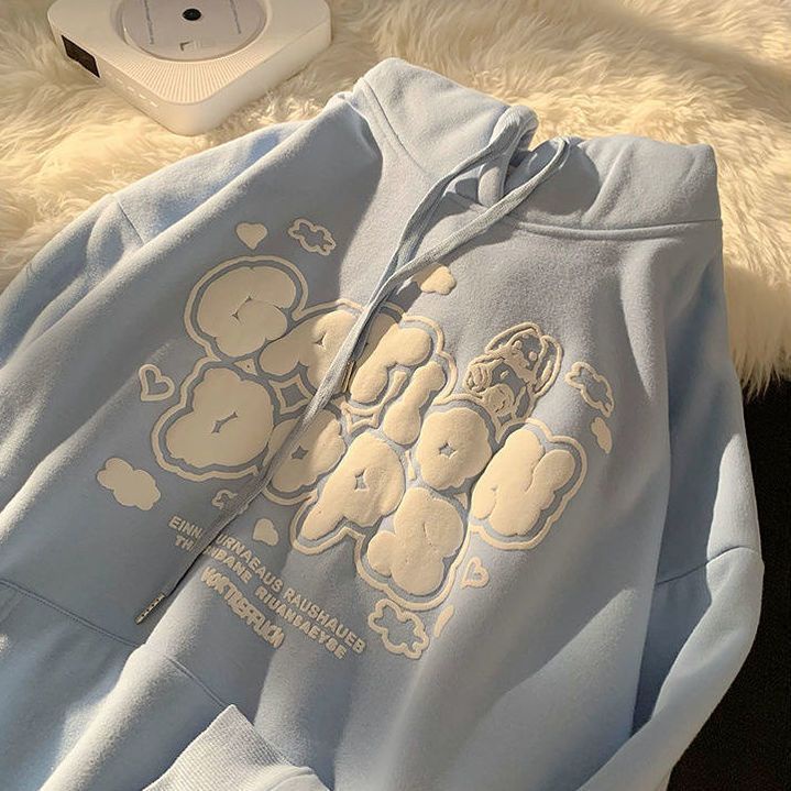 Dễ Thương Áo hoodie In Họa Tiết Anime Xinh Xắn Cho Bé Gái 12 Tuổi