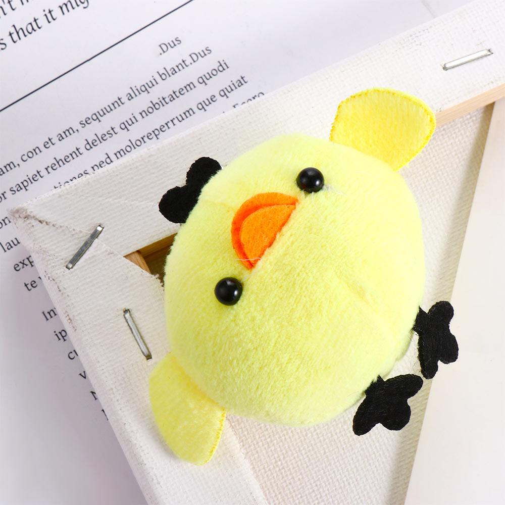 Móc Khóa Gà Nhồi Bông Mềm Mại Đáng Yêu