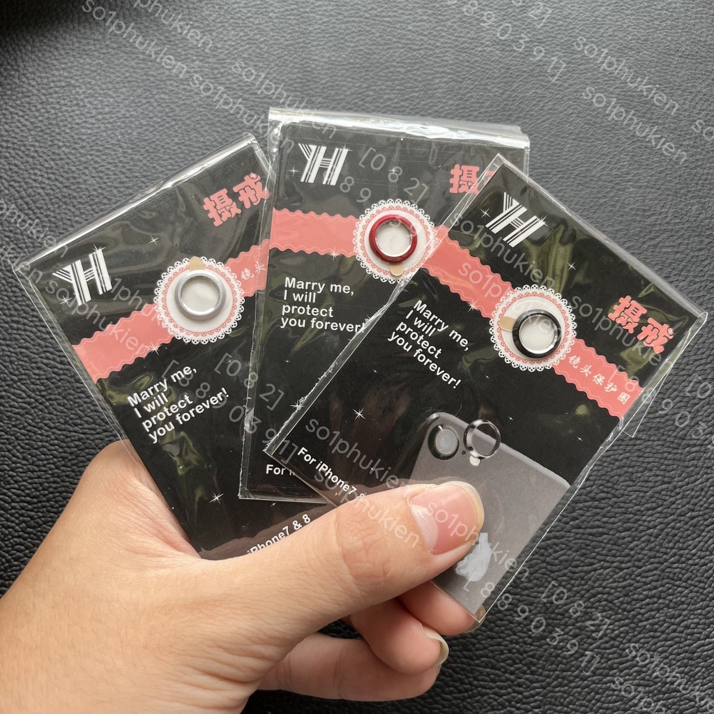 Viền chụp nhôm Camera dành cho iPhone 7 / 8 / se 2020 / se 2022