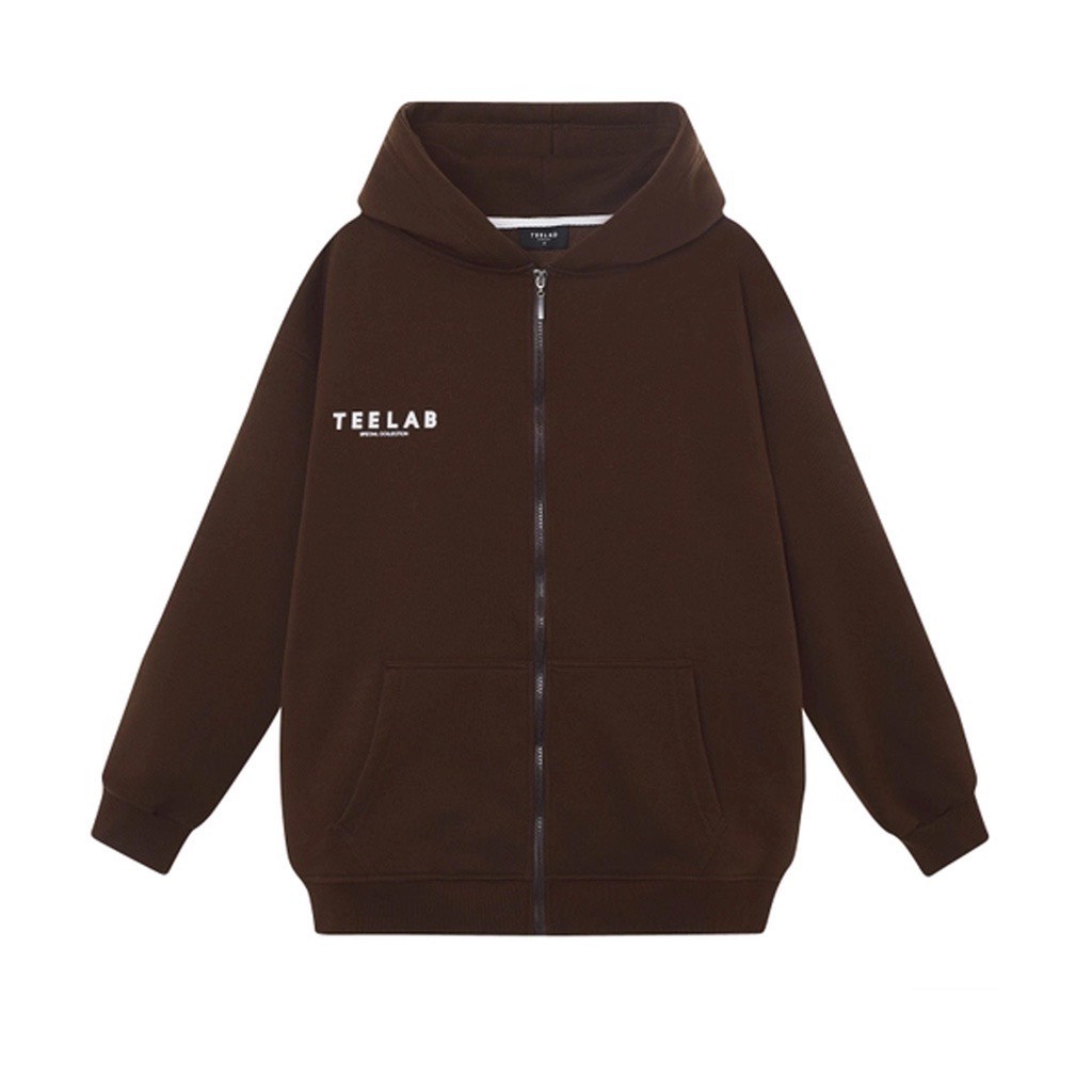Áo Khoác Hoodie Zip TEETLAB Special Colletion Mũ Unisex 2 Lớp , Áo Nỉ Hoodie Zip Nam Nữ Form Rộng