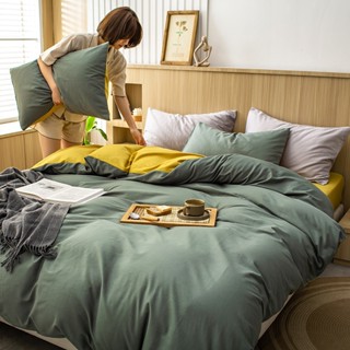 [Mã SKAMA8 giảm 8% đơn 300K] Bộ Chăn Ga Gối Đệm 4 Món - Grap Giường Ga Giường Cotton Cao Cấp Xinh Lung Linh