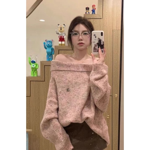 Áo len trễ vai siu xinh fb còn đẹp hơn ảnh mẫu