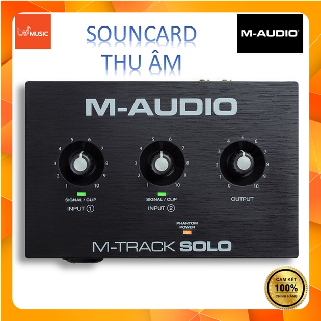 Soundcard thu âm M-Audio MTrack Solo chính hãng