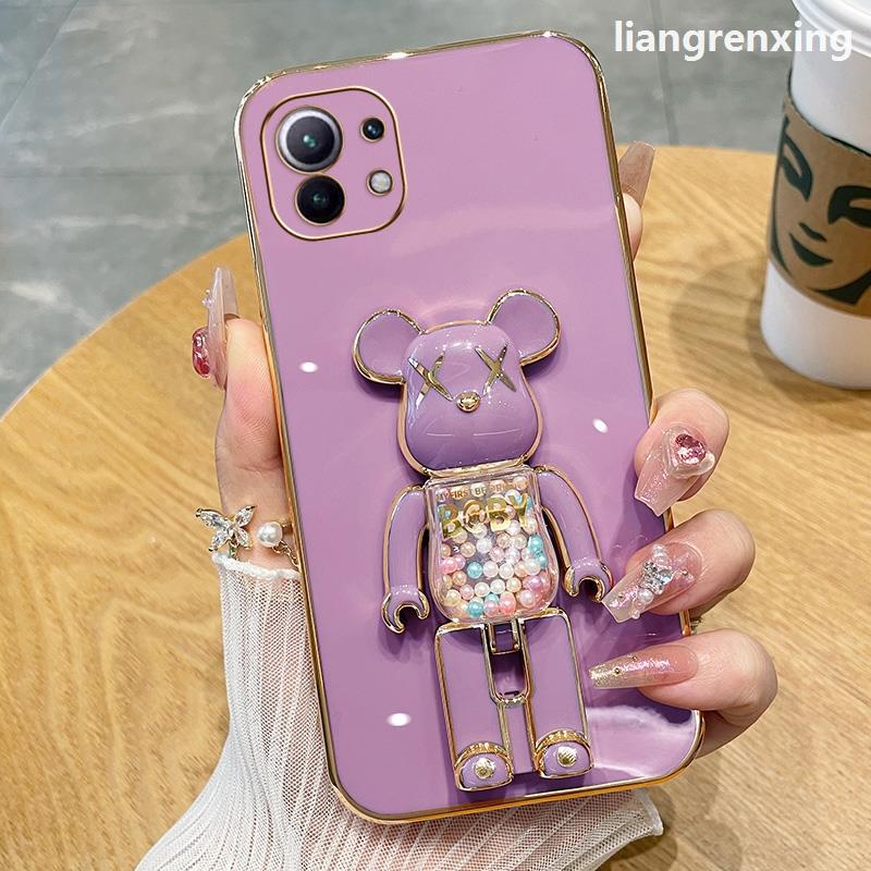 Ốp lưng xiaomi mi 11 lite xiaomi 11t xiaomi 11 lite 5g ne xiaomi 11t pro Ốp Điện Thoại Silicon Chống Sốc Mạ Điện DDTGZJ01 Cho xiaomi mi 11 lite xiaomi 11t xiaomi 11 lite 5g ne xiaomi 11t pro viền vuông cute