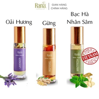 [Ống Xoa] Dầu Lăn Thảo Dược| Đủ Mùi_Rana_10ml_CHĂM SÓC CƠ THỂ và HƯƠNG THƠM THIÊN NHIÊN THƯ GIÃN