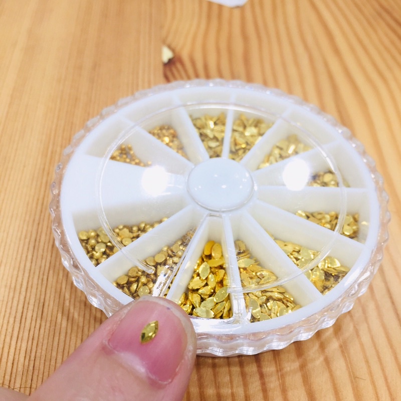 𝗖𝗛𝗔𝗥𝗠 𝗩𝗔̀𝗡𝗚 𝗚𝗢𝗟𝗗 𝟱 𝗠𝗔̂̃𝗨 gắn trang trí móng, #charm_đính_móng, phụ kiện trang trí móng giá rẻ