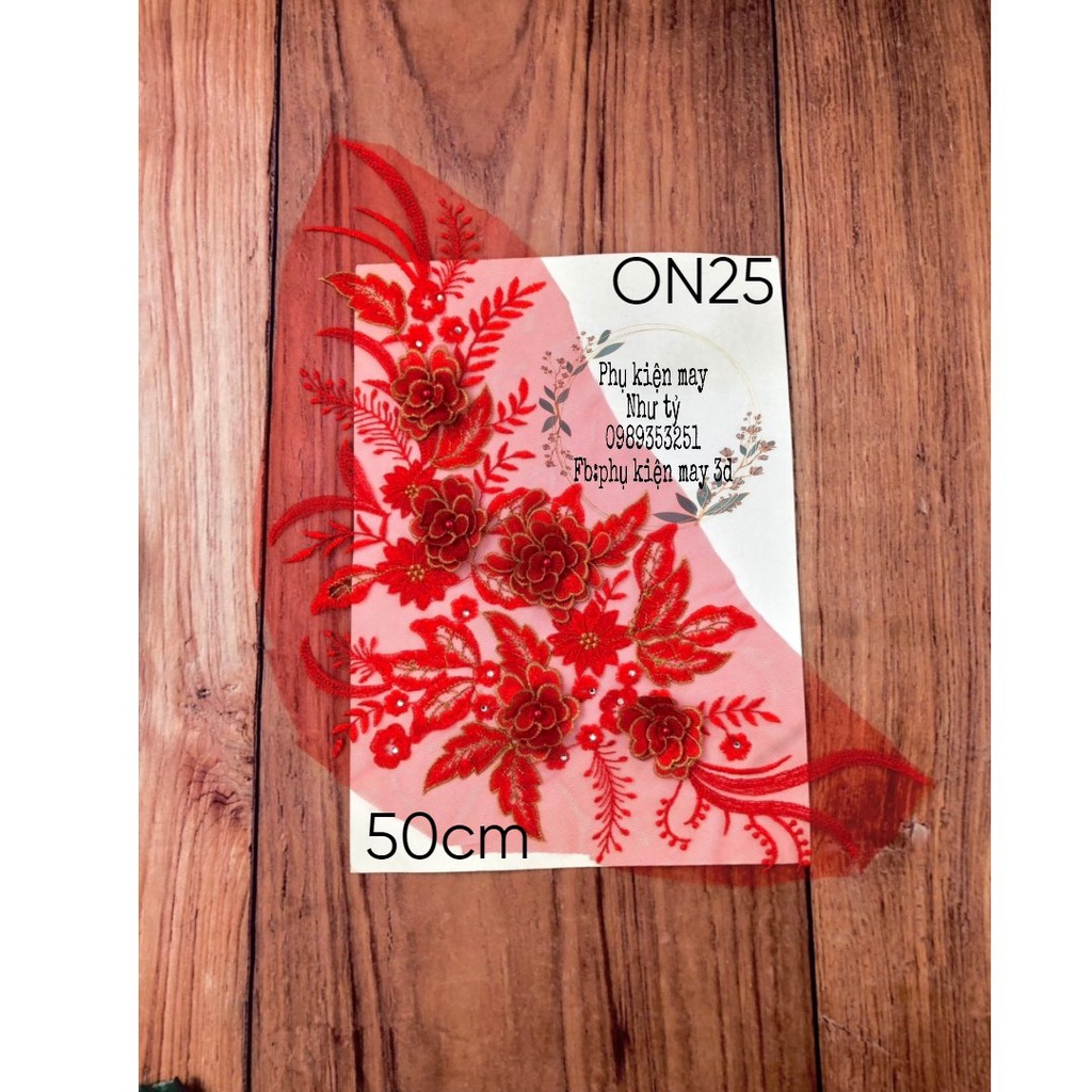 Ren chỉ thêu đắp xinh xắn 50cm