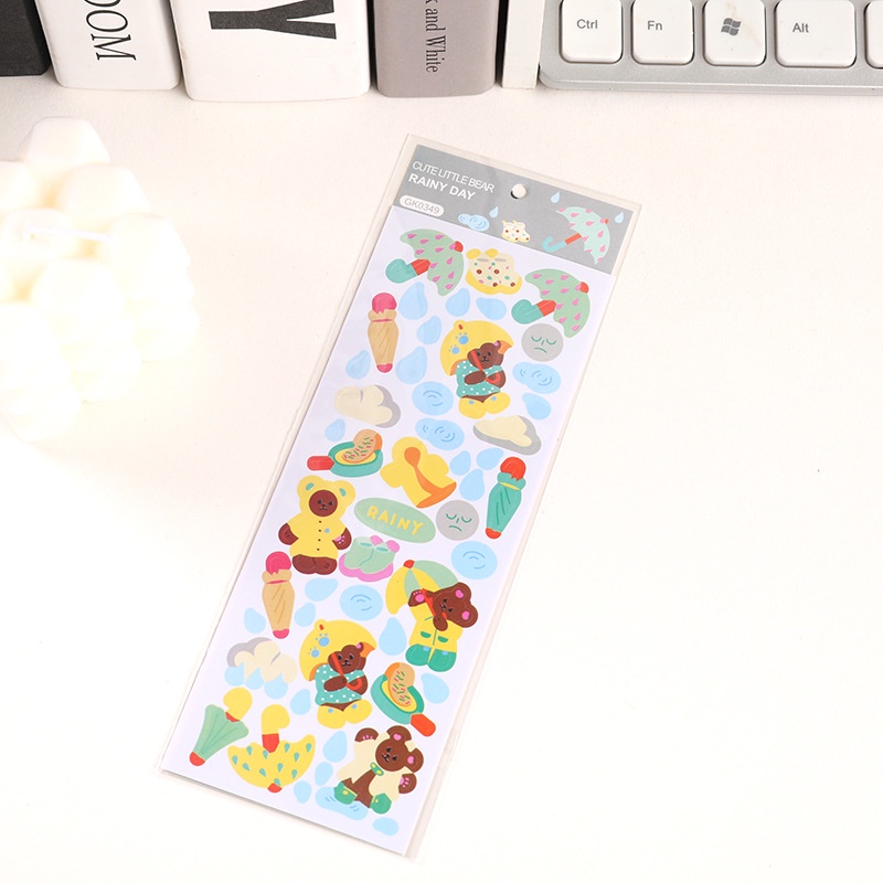 Miếng Dán Trang Trí Hình Gấu Dễ Thương GK0349