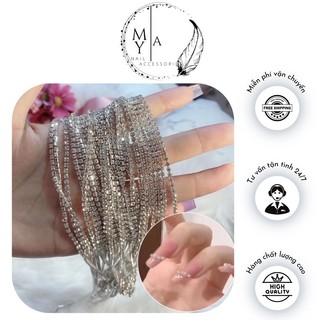 Dây xích 1 mét đá làm nail 1,5mm 2mm siêu đẹp siêu rẻ