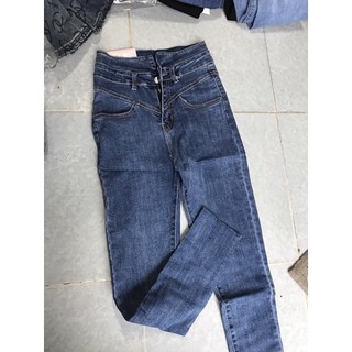 [hình thật] QUẦN JEANS LƯNG SIÊU CAO- skinny jeans mềm giãn- hình thật chính chủ