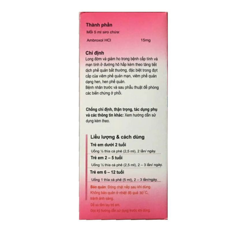 Izac Syrup Chai 60ml – Hỗ Trợ Giảm Ho Và Tiêu Chất Nhầy Đường Hô Hấp