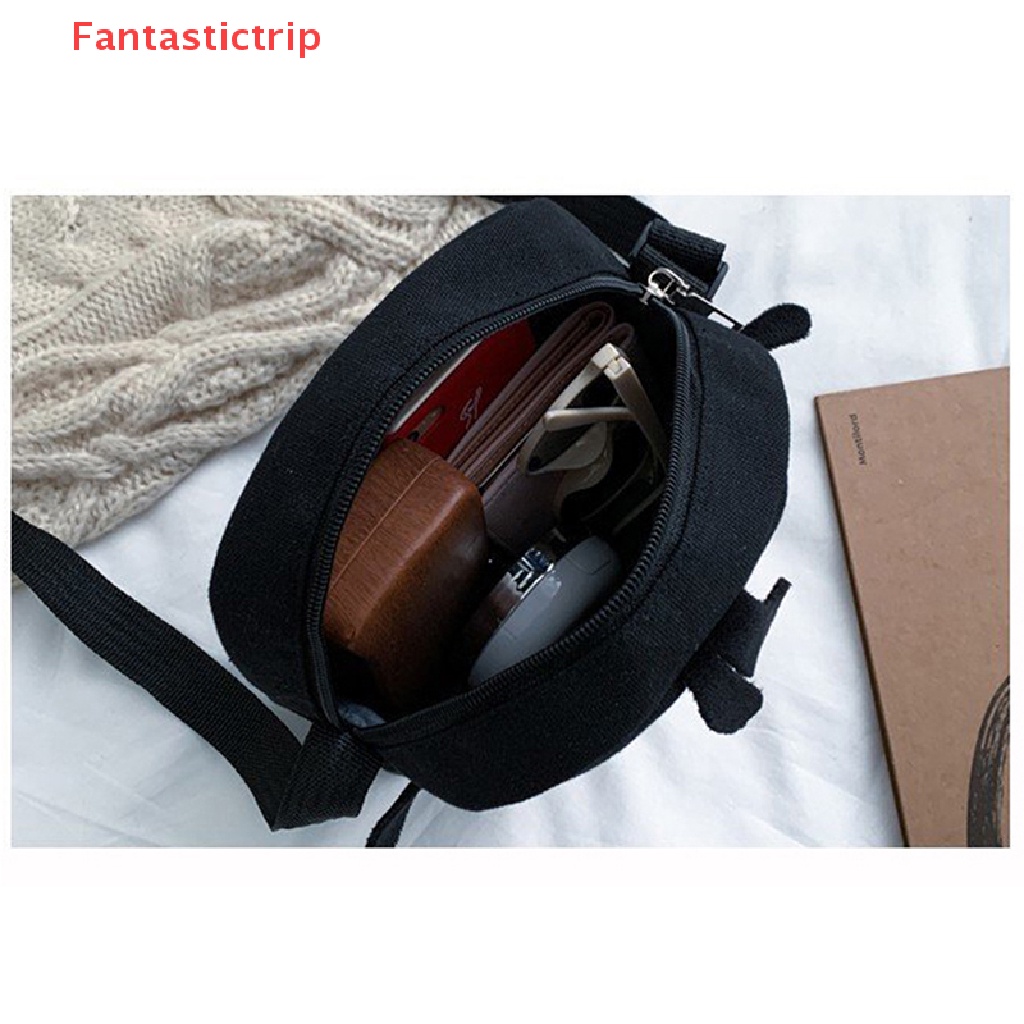 [Fantastictrip] Túi Đeo Chéo Vai Hình Vô Diện Spirited Away Có Thể Điều Chỉnh Dây Đeo Hóa Trang Anime Mới