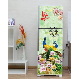 Decal dán tủ lạnh mẫu Xuân 2023