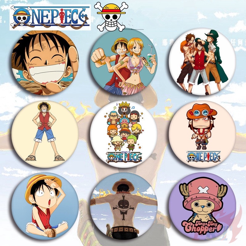 ❣️1 Huy Hiệu Cài Áo Hình One Piece 58MM❣️ Huy Hiệu Cài Áo Hình Anime