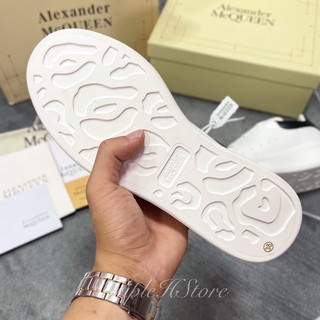 [TripleHStore] Giày Mcqueen Gót Đen ''Gót Nhung'' Cao Cấp [Full Phụ Kiện]