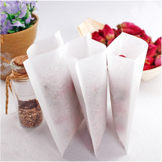 Túi lọc hàn nhiệt không dây buộc dùng lọc trà, thảo dược, trà hoa bột - 100 túi chất lượng cao cấp