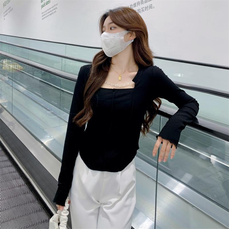 Áo Croptop Tay Dài Plus Size Quyến Rũ