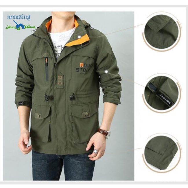 Áo Khoác Cardigan Tay Dài Có Khóa Kéo Phong Cách Thể Thao Thời Trang Đi Xe Đạp Trượt Tuyết Cho Nam
