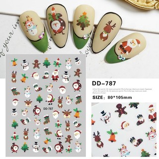 Ticker dán móng hình giáng sinh,noel (mẫu ngẫu nhiên nếu mẫu chọn hết)