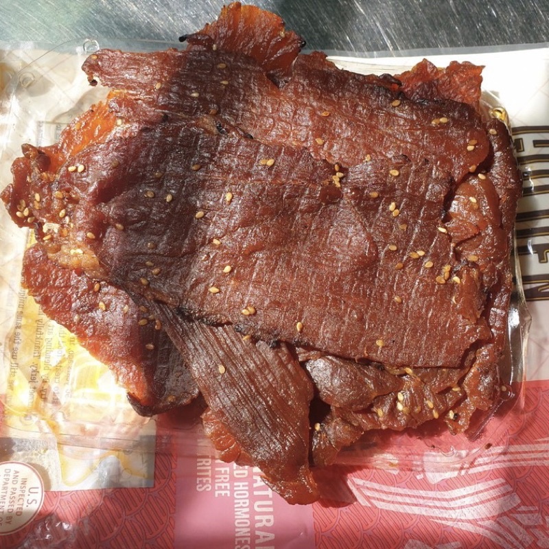 Khô Heo GOLDEN ISLAND KOREAN BBQ PORK JERKY 410G Mẫu Mới