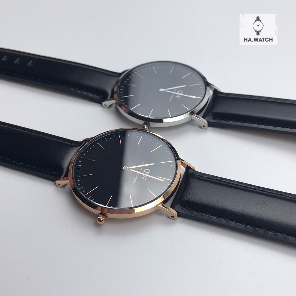Đồng hồ Nam DW mặt tròn dây da  40mm  - Bảo Hành 12 Tháng