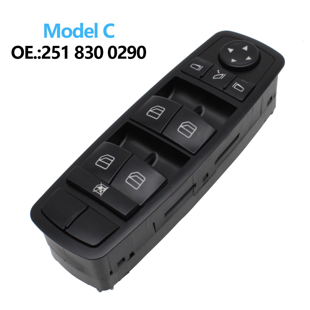 Công Tắc Điều Khiển Cửa Sổ Xe Hơi Mercedes Benz ML GL R Class W164 W251 2518300590,2518300290,2518300090