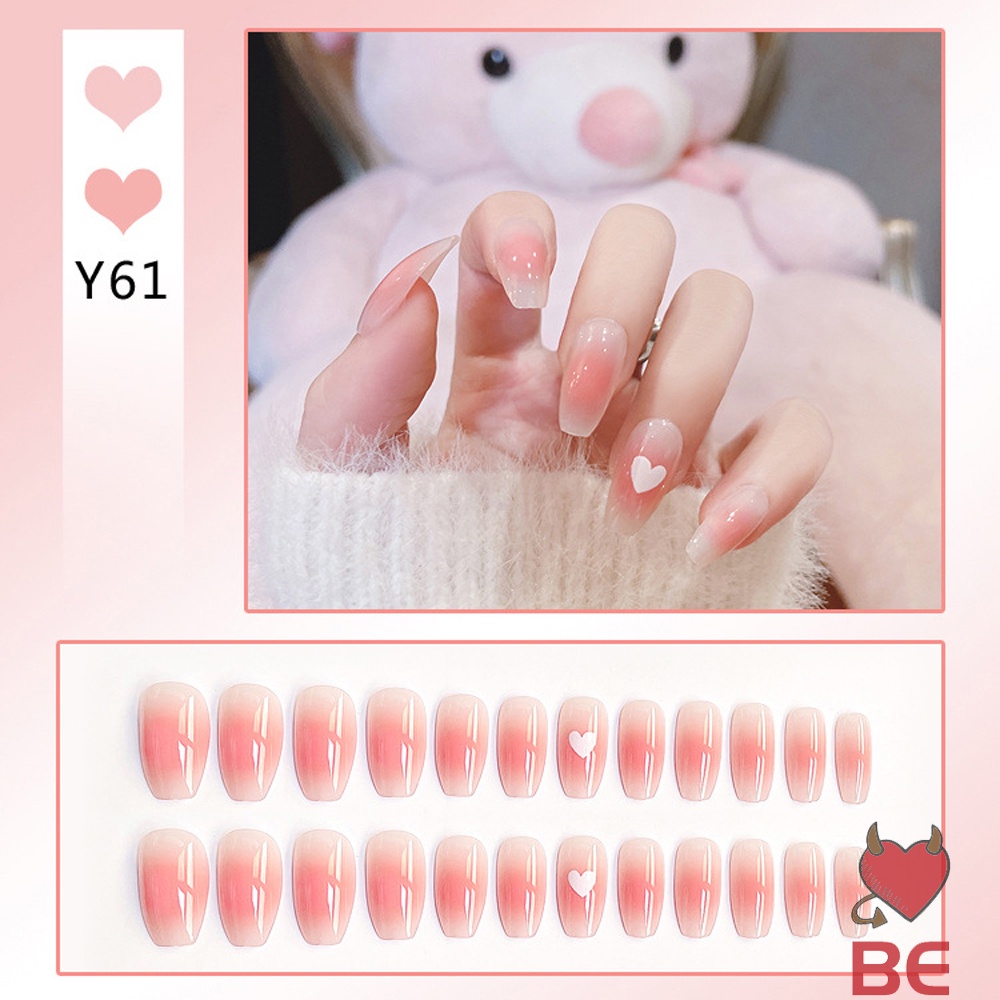 Set 24 móng tay giả YADORNOS tái sử dụng được dùng hàng ngày