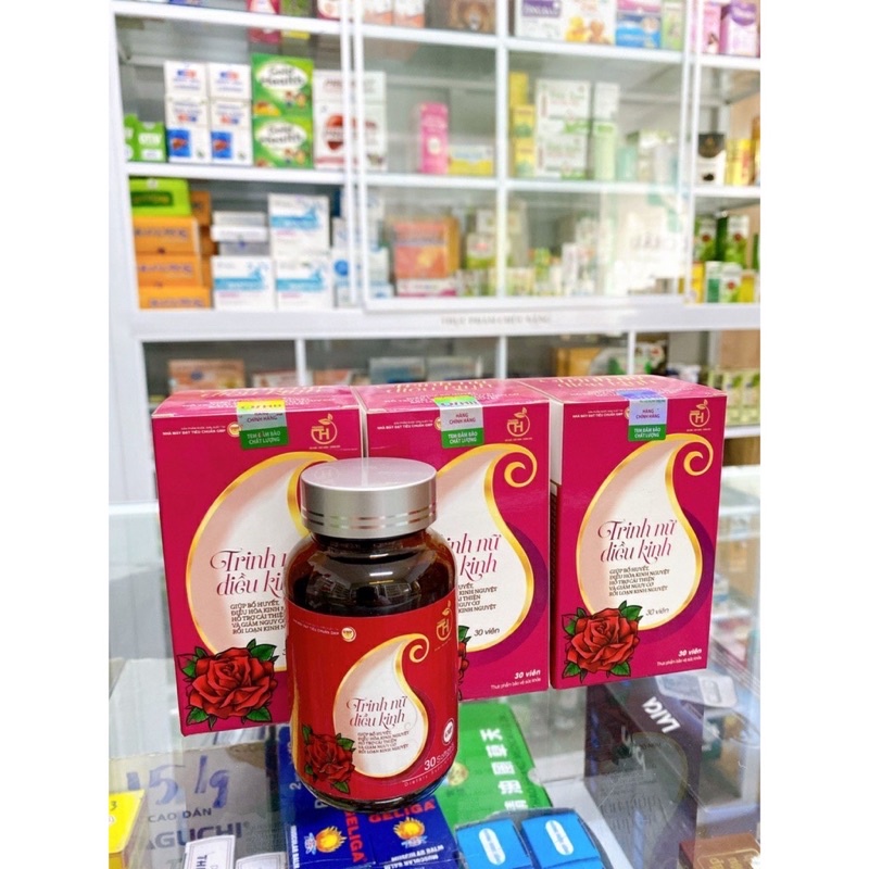 ✅TRINH NỮ ĐIỀU KINH - Giúp điều hoà kinh nguyệt, Giảm rối loạn kinh nguyệt, đau bụng kinh