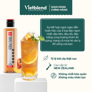 Syrup SHOTT Vị Đào (Triple Peach) Chai 1 Lít