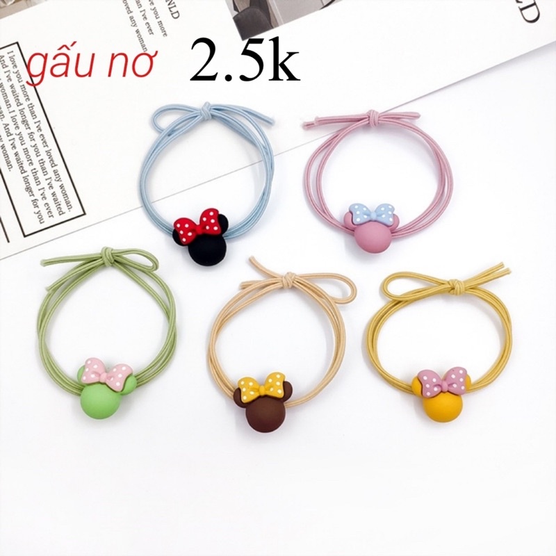 Cột tóc nữ nhiều hình siêu yêu