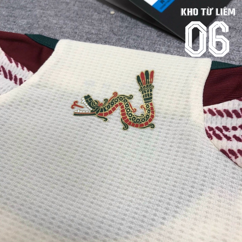 Đồ đá banh - bộ quần áo đá bóng nam Mexico hoa văn chất vải fex thái cao cấp