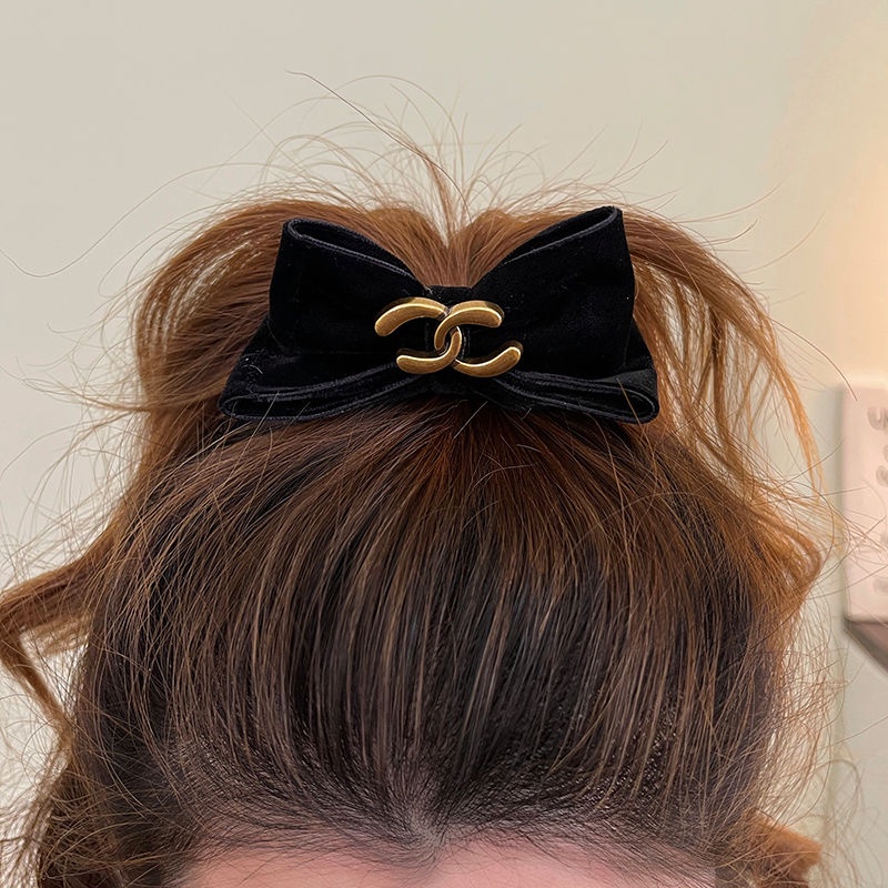Kẹp Tóc Hình Nơ Phong Cách vintage Hàn Quốc Tinh Tế Cho Nữ