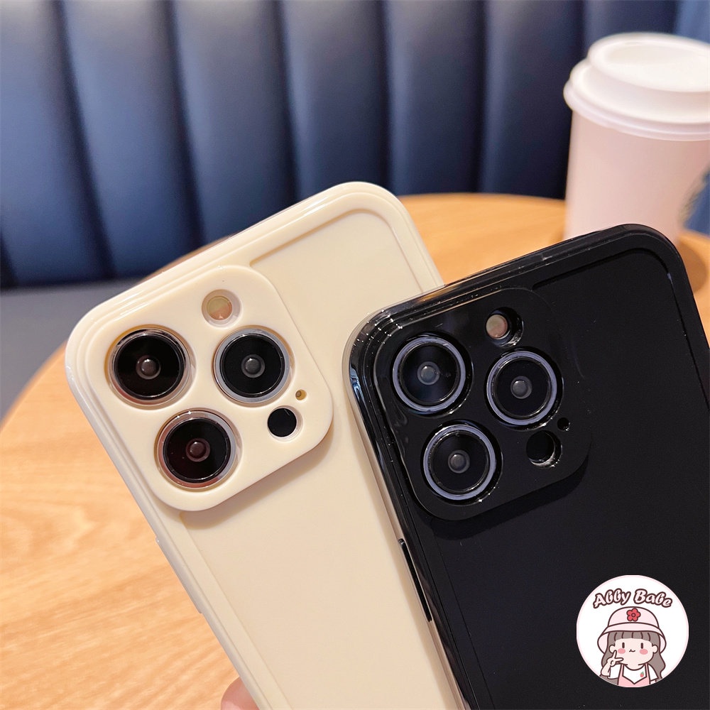 Ốp Điện Thoại TPU Mềm Nhám Màu Kẹo Chống Sốc Cho IPhone 14 Pro Max 11 7Plus 13 12 11 Pro Max