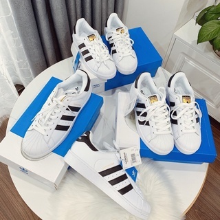 Giày Adidas Superstar Sò 3 Vạch Đen, Giày Superstar Sò 3 Sọc Đen + Phiên Bản Nâng Cấp Sò Kem + Hồng Bản Class cực xịn
