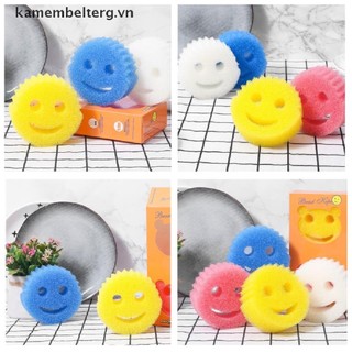 Miếng bọt biển rửa chén hình mặt cười sáng tạo