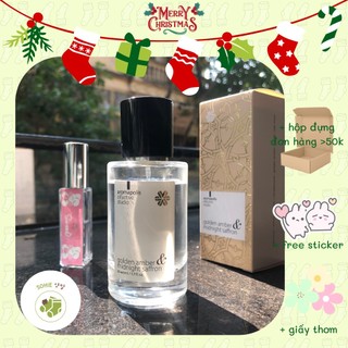 Nước hoa chiết 10ml và fullsize Aromapolis Olfactive Studio Eau de parfum "Golden Amber & Midnight Saffron"