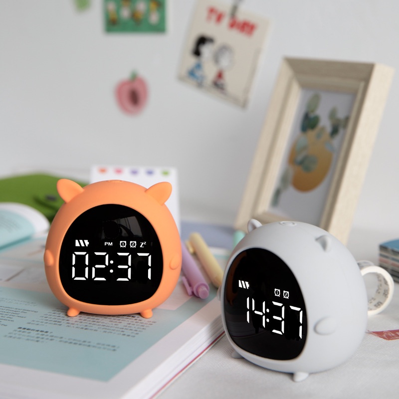 Đồng hồ báo thức thông minh Good Rat ✅ Đồng hồ để bàn điện tử✅Thể hiện nhiệt độ✅ Decor✅ Quà tặng