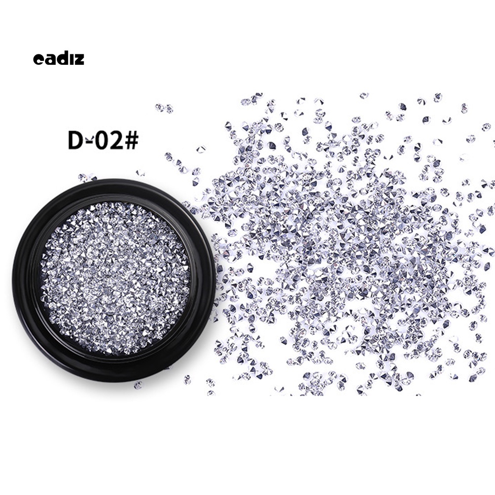 Hộp Phụ Kiện Đá Lấp Lánh Trang Trí Móng Nghệ Thuật