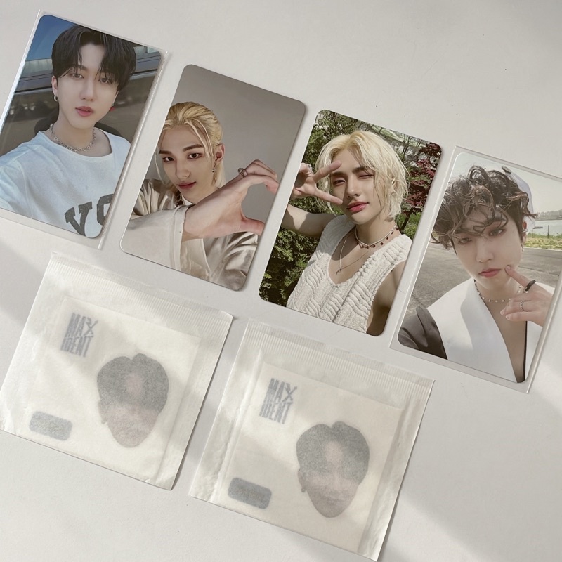 Thẻ ảnh card bo góc album Stray Kids Maxident