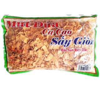 MỨT DỪA CA CAO SẤY GIÒN ĐẶC SẢN BẾN TRE [GÓI 500G]