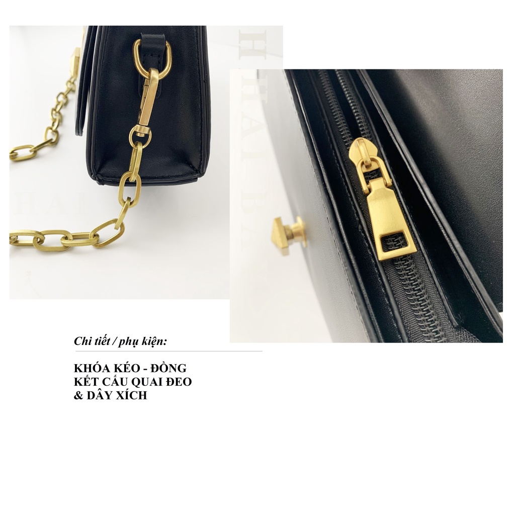Túi xách nữ đeo chéo hàn quốc cao cấp dây xích HAI BẢY TX2