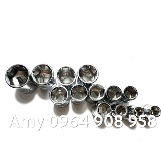 [HÀNG CHÍNH HÃNG] Đầu tuýp 3/8 Kouritsu thép CR-V  (đầu típ 3/8 , đầu khẩu 3/8)