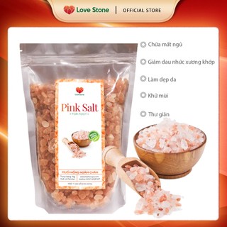 Muối Hồng Himalaya Love Stone Ngâm Chân Thải Độc Thư Giãn - Nhập Khẩu Pakistan