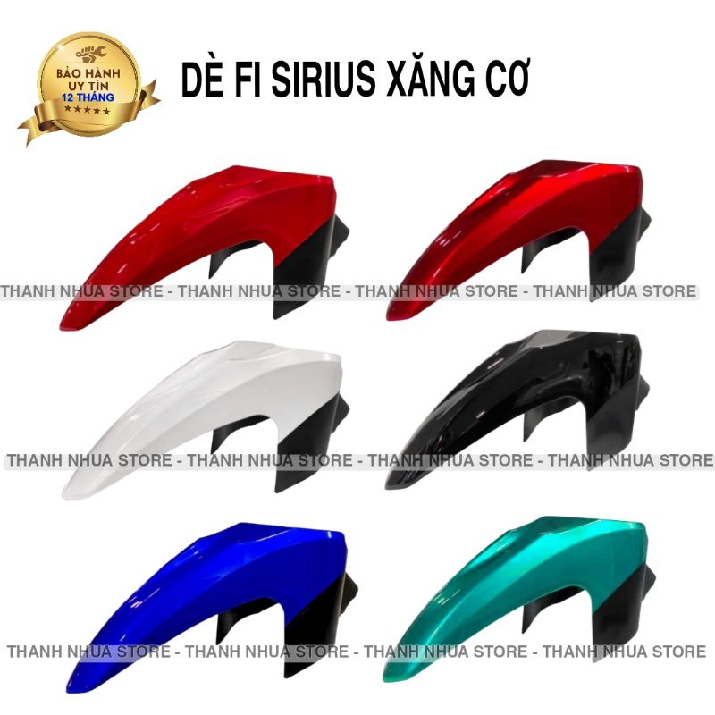 Dè Fi sirius - Chắn bùn (Dè) trước sirius Fi cho sirius xc