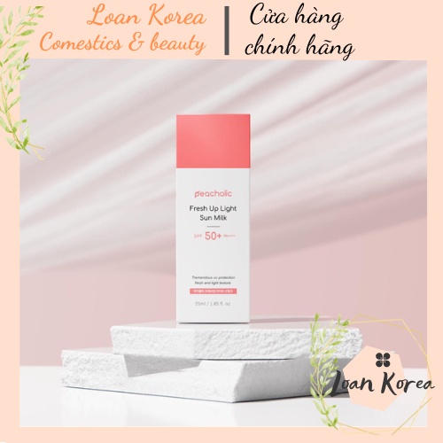 Kem Chống Nắng Dạng Sữa Peacholic 55ml