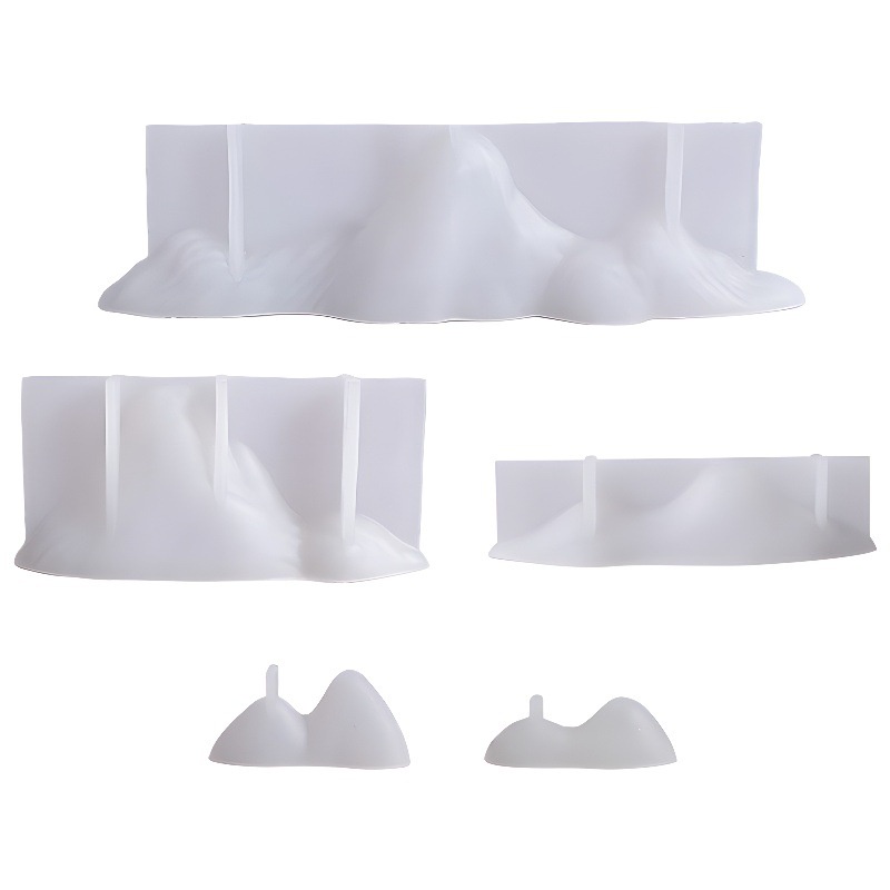 Khuôn Silicone Làm Đồ Trang Trí Hình Ngọn Núi