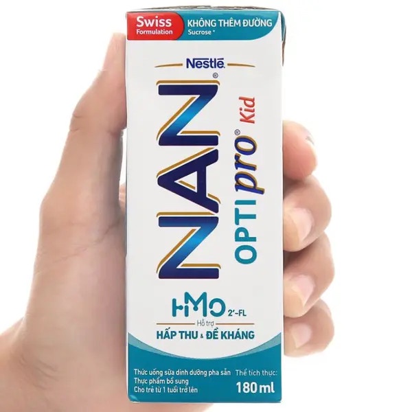 [Không Thẻ Cào] Thùng 24 Hộp Sữa Dinh Dưỡng Pha Sẵn NESTLE NAN OPTIPRO Kid 180ml