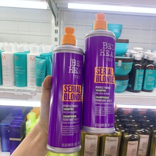 [Mã COSBAUH3 giảm 8% đơn 300K] DẦU GỘI TÍM TIGI BEDHEAD SERIAL BLONDE USA 400ML KHỬ ÁNH VÀNG CHO TÓC