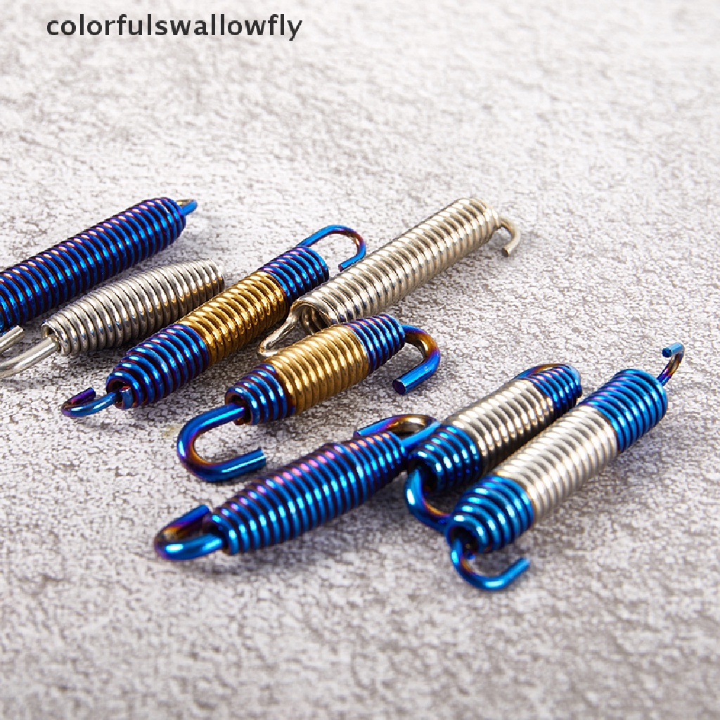 1 Móc Lò Xo Inox Nhiều Màu Gắn Ống Pô Xe Máy